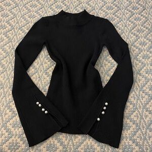 Black Ann Taylor long sleeve top